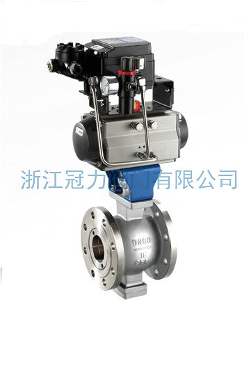 V型球閥是怎樣使活塞式執(zhí)行機(jī)構(gòu)為雙作用？